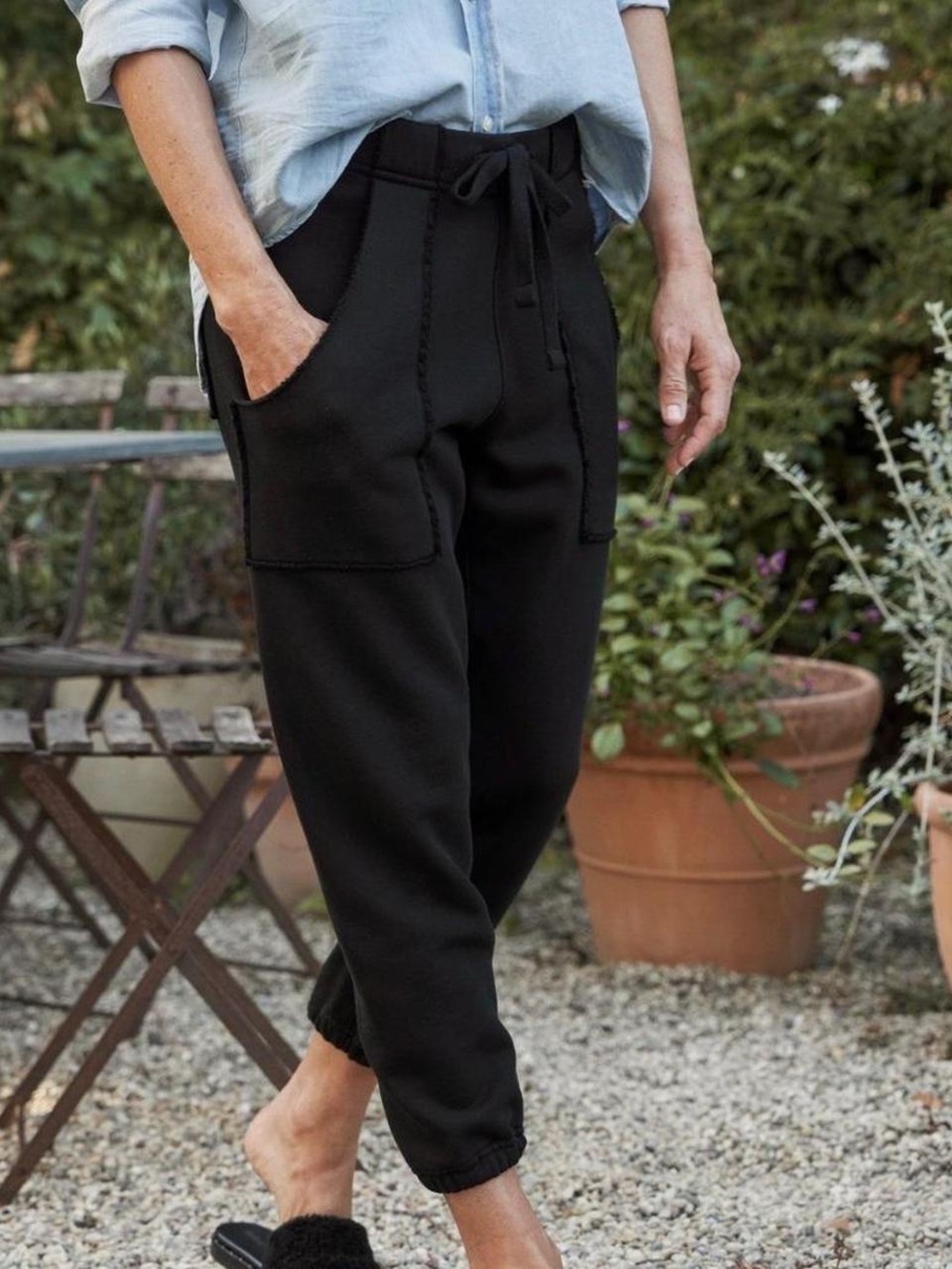 Frank & Eileen Eamon Jogger Sweatpant in black size L